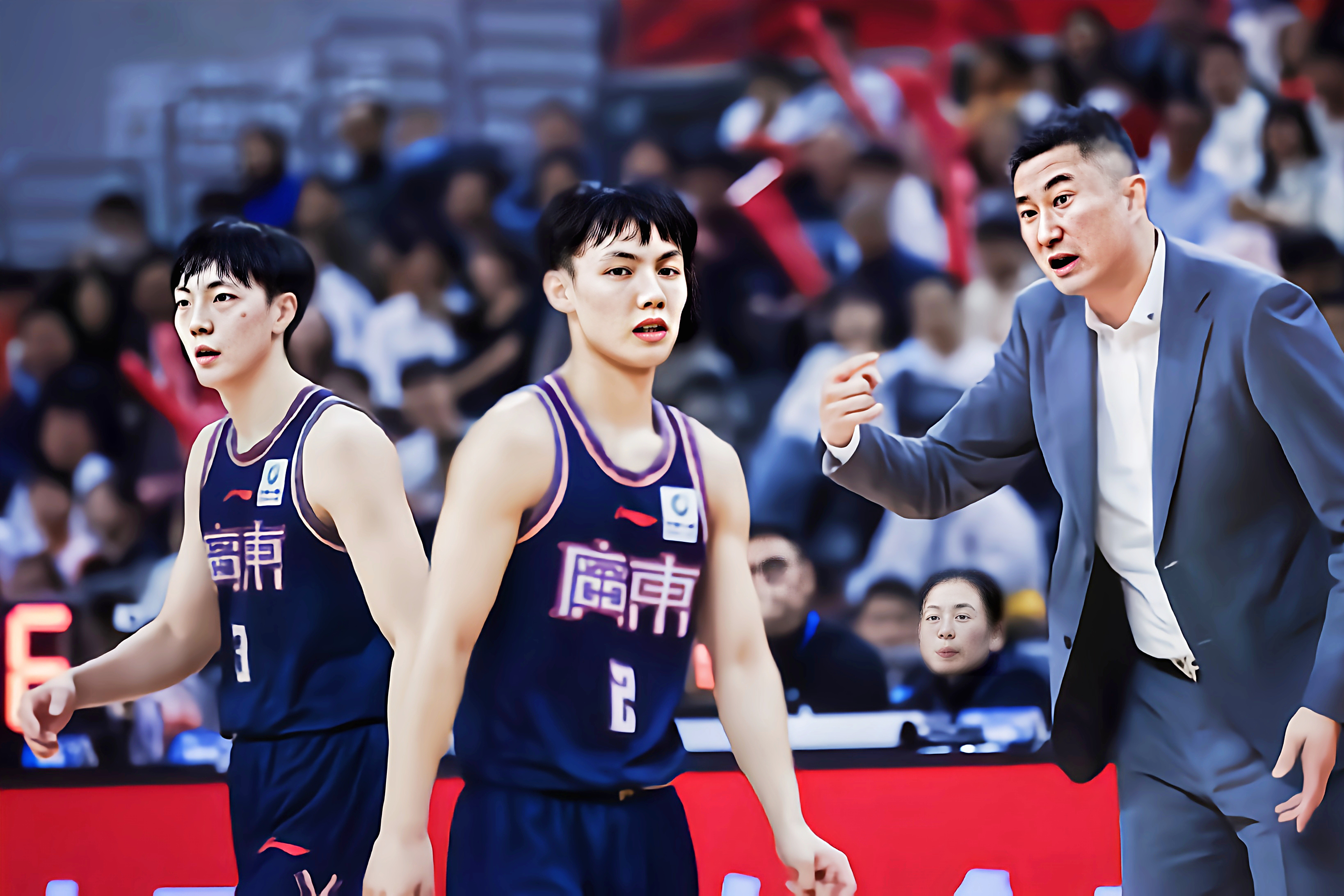 广东宏远队在比赛中经历场内外挑战，坚守胜利的简单介绍